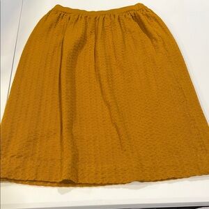 Oui - Vintage, M,‎ Mustard Yellow, Wool Sweater Skirt